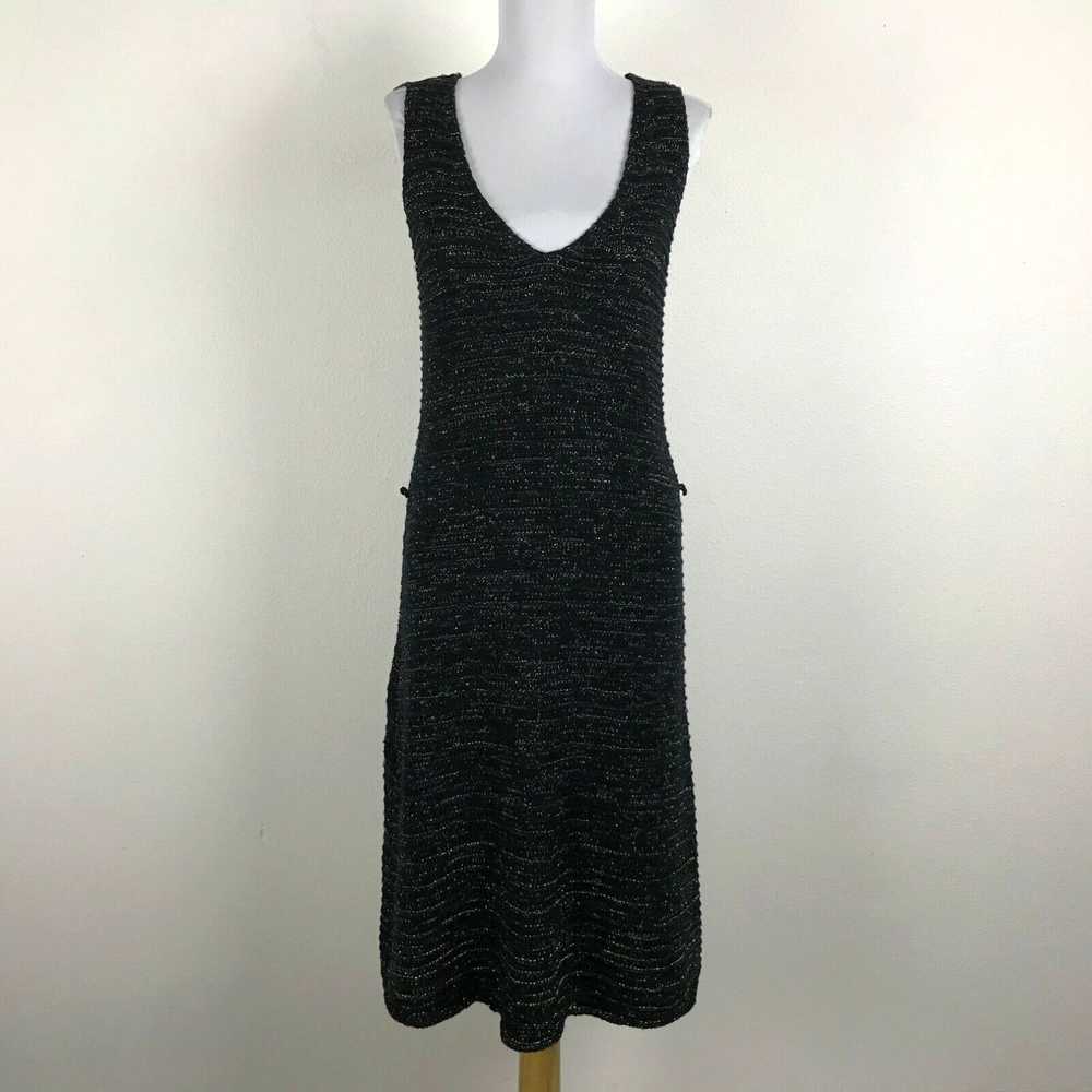 Vintage Soft Surroundings Sweater Dress Size S Bl… - image 2