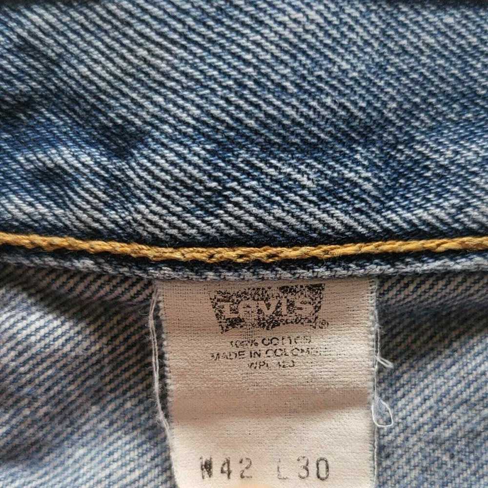 Vintage Levi's 501 Cut Off Shorts Size 40 Distres… - image 7