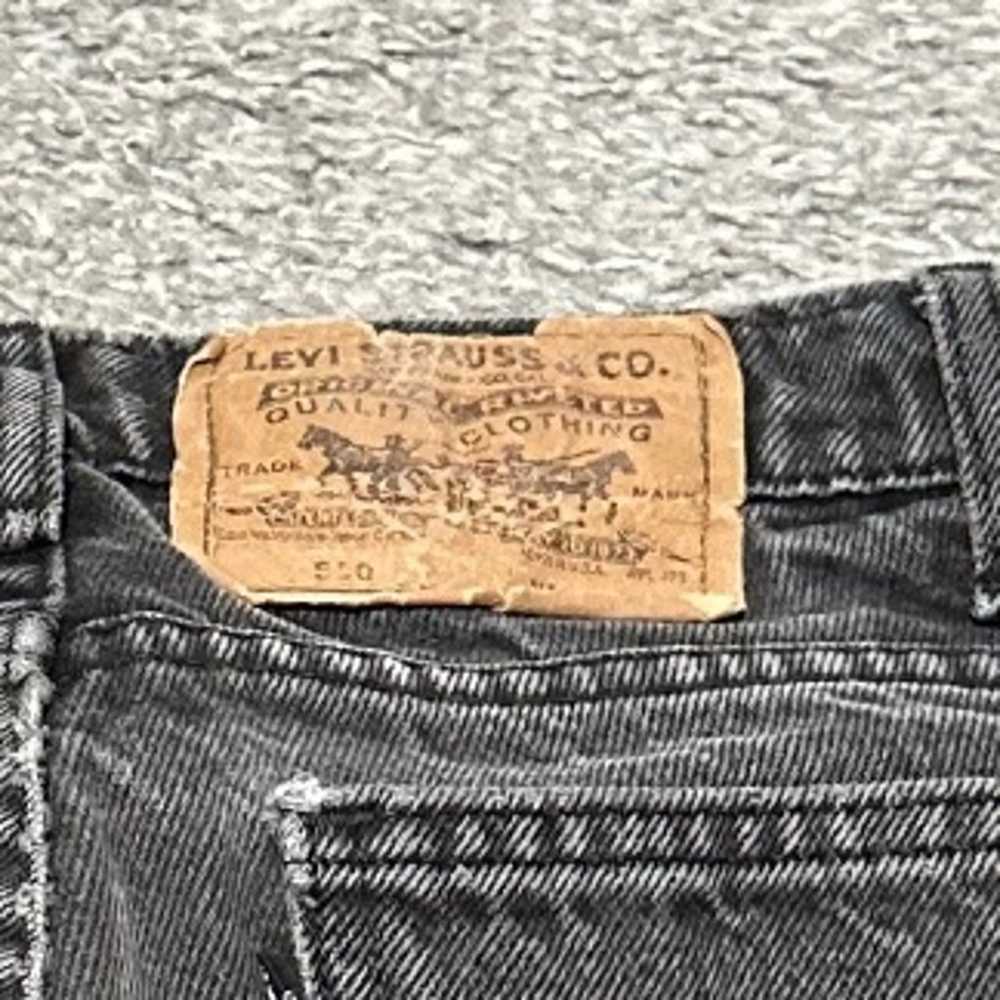 Vintage 90’s Levi’s 550 Black Tab Charcoal Jeans - image 3