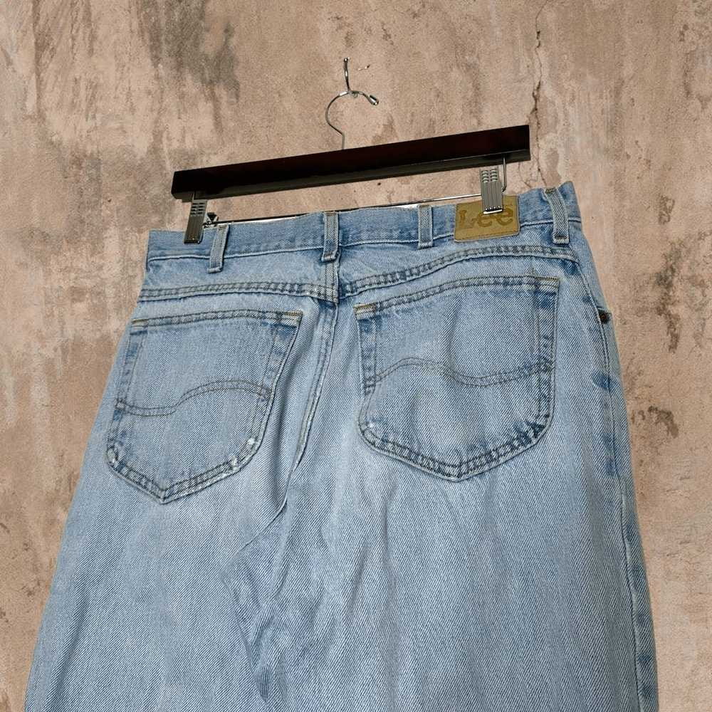 Vintage Lee MR Jeans Relaxed Fit Light Wash Light… - image 1