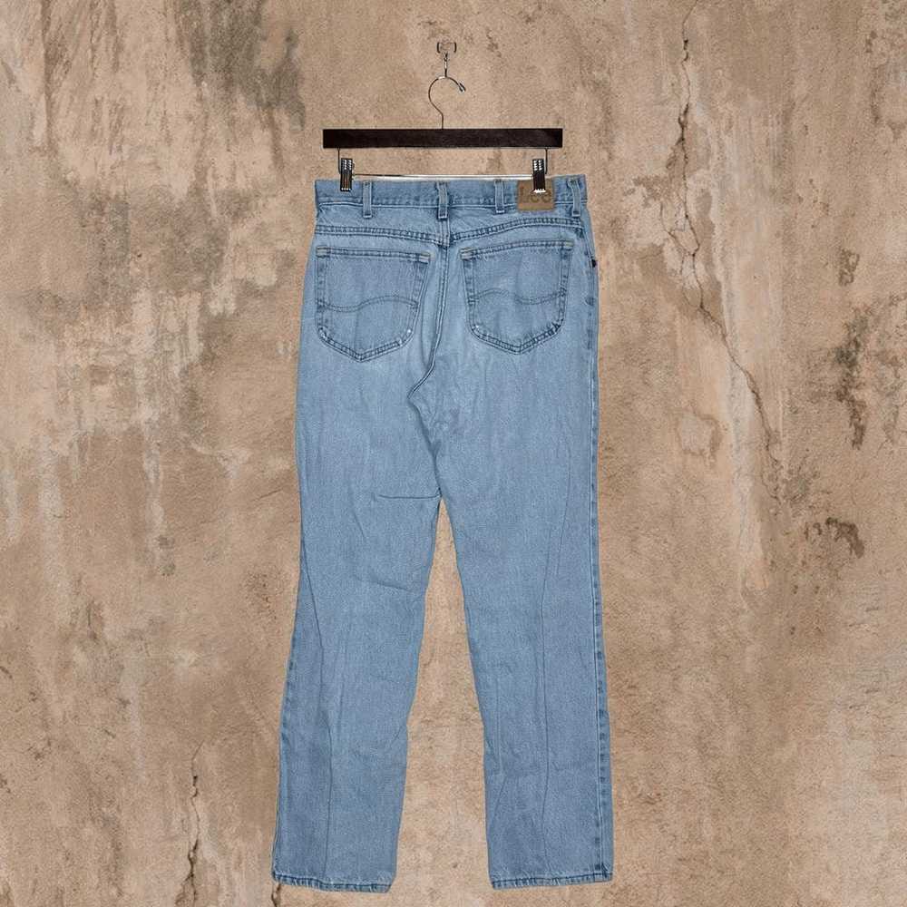 Vintage Lee MR Jeans Relaxed Fit Light Wash Light… - image 2