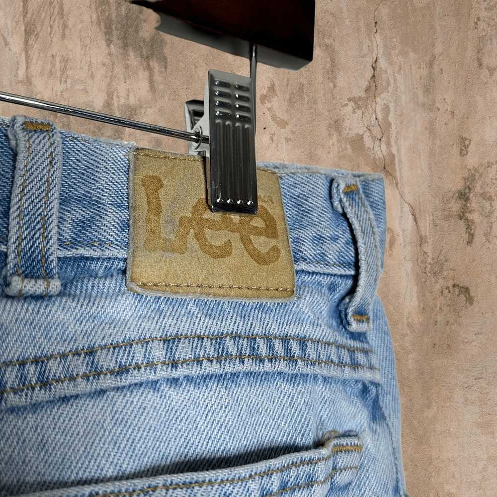 Vintage Lee MR Jeans Relaxed Fit Light Wash Light… - image 5