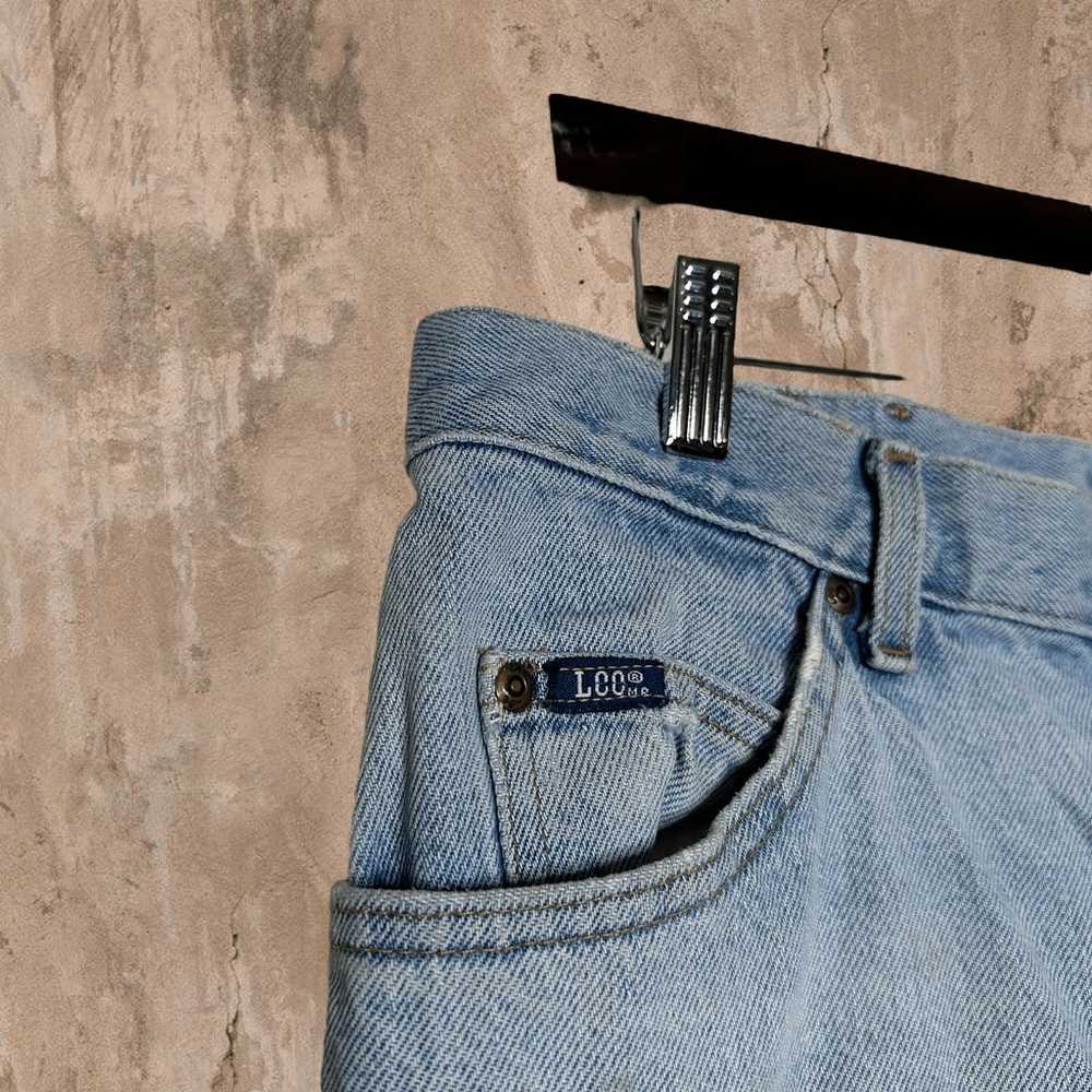 Vintage Lee MR Jeans Relaxed Fit Light Wash Light… - image 6