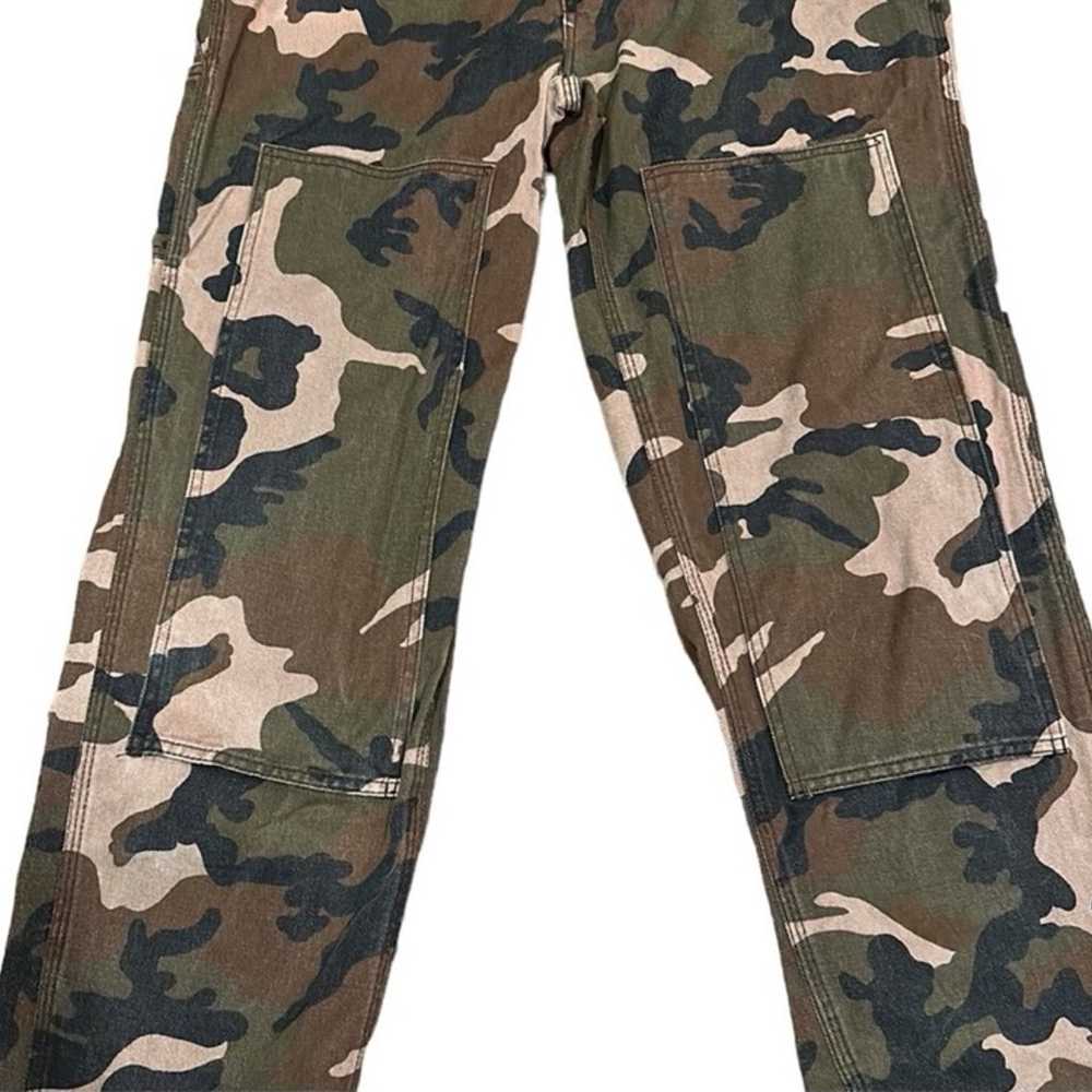 Vintage Winchester Camouflage Denim Overall Bibs … - image 6