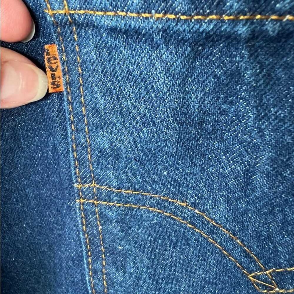 Levi's Vintage 70's  Orange Tab Jeans 505 Men's S… - image 9