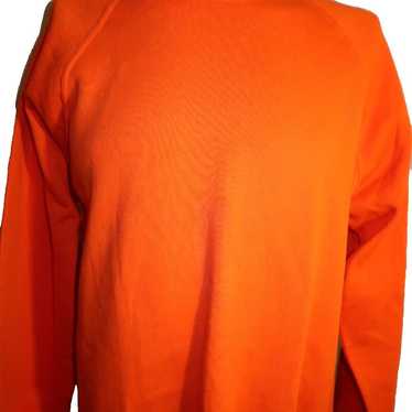 Vintage Blank Sweatshirt Mens XL Blaze Orange Jer… - image 1