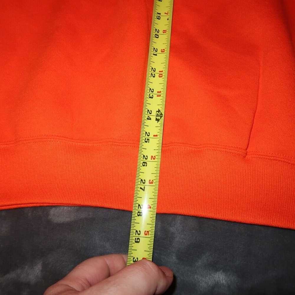 Vintage Blank Sweatshirt Mens XL Blaze Orange Jer… - image 8