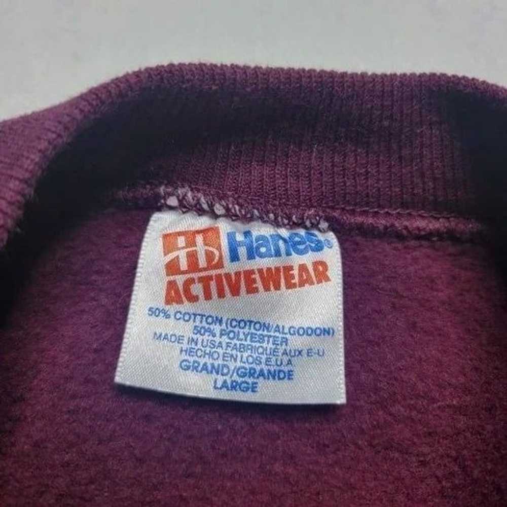 Vintage Hanes Activewear Crewneck Sweatshirt Adul… - image 4