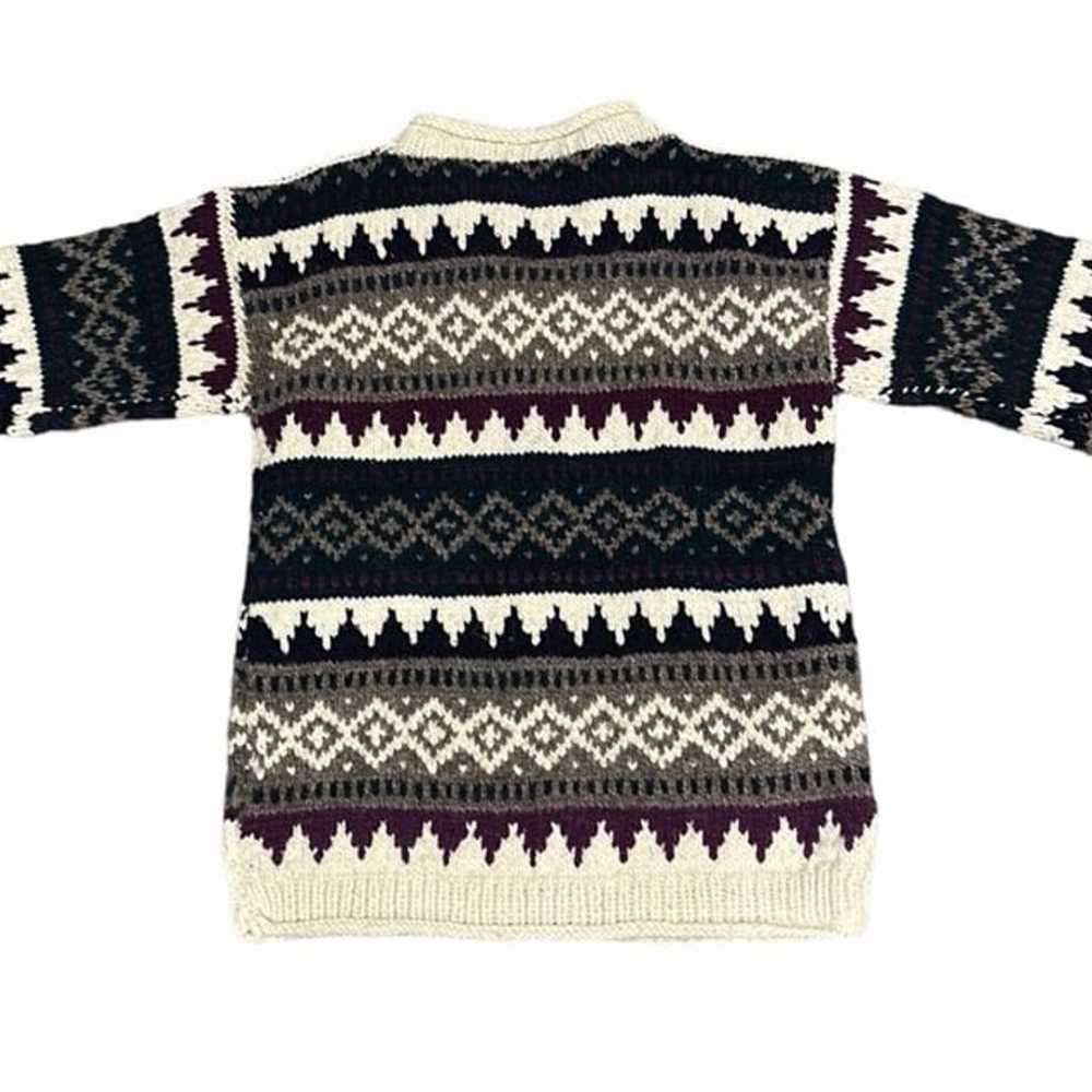Vintage Del Rey Chunky Knit Wool Sweater - image 3