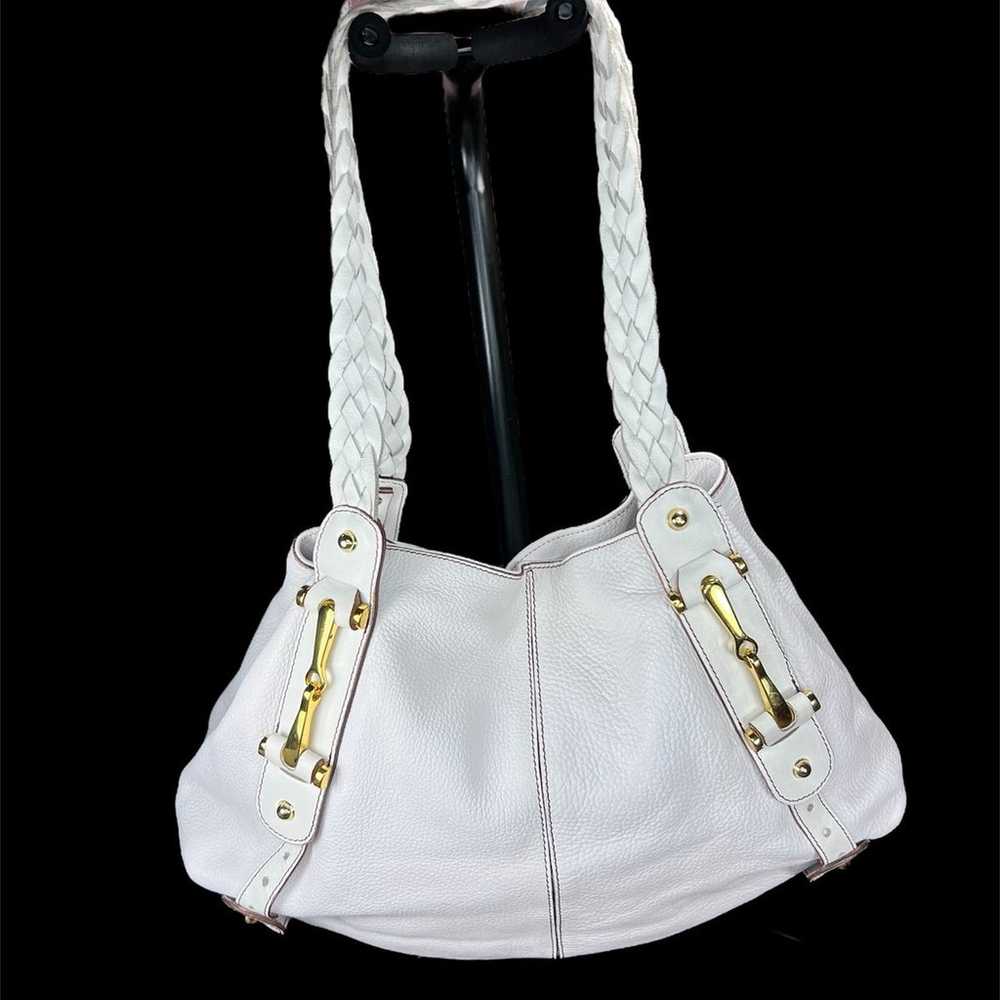 Vera Pelle Leather Shoulder Bag - image 2