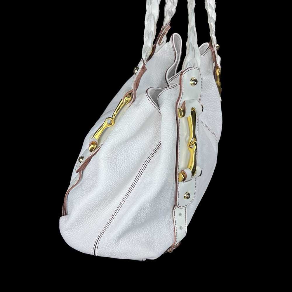 Vera Pelle Leather Shoulder Bag - image 3