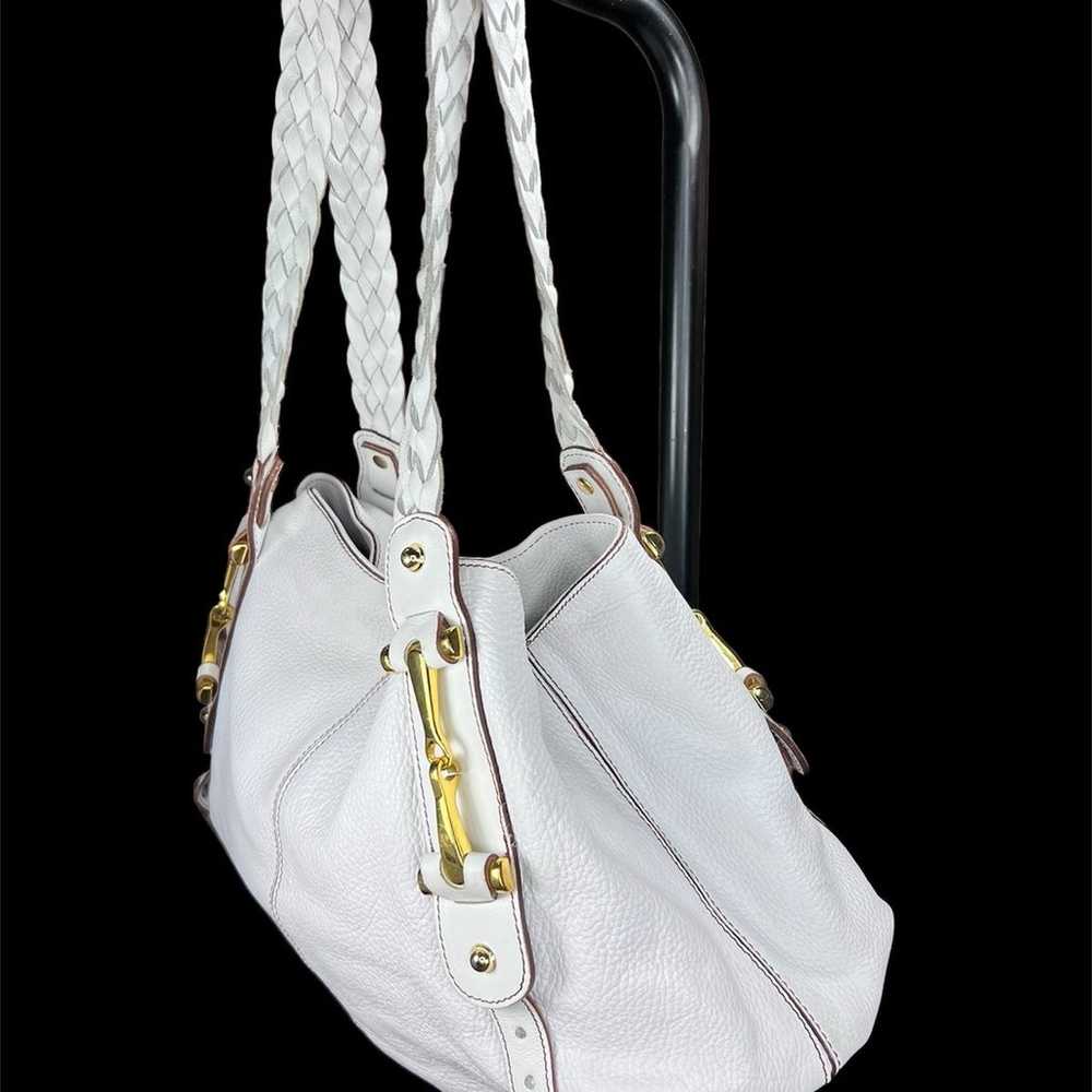 Vera Pelle Leather Shoulder Bag - image 4