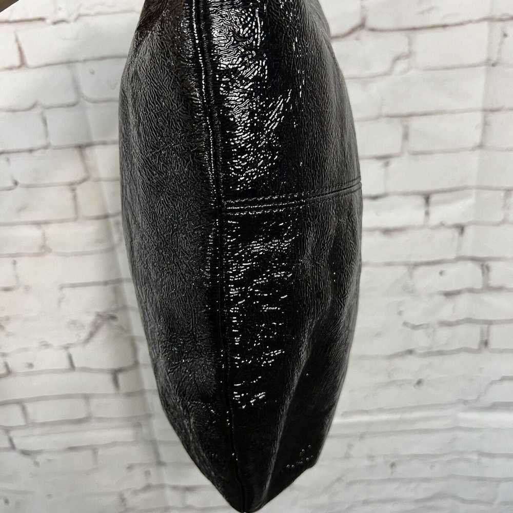 Hobo International Black Patent Leather Shoulder … - image 9