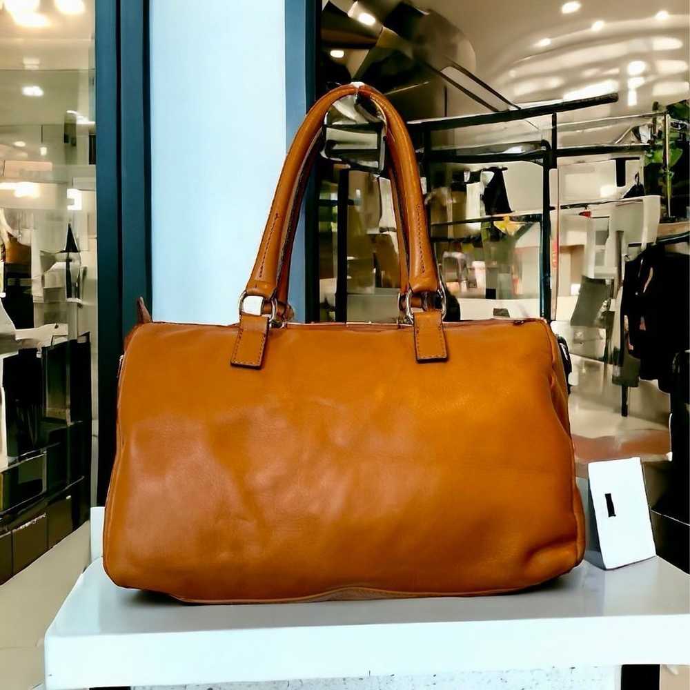 italian leather shoulder bag - image 6