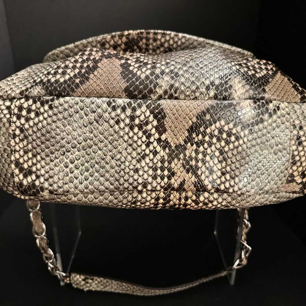 Nicole Milker Snake Embossed Bag - image 3