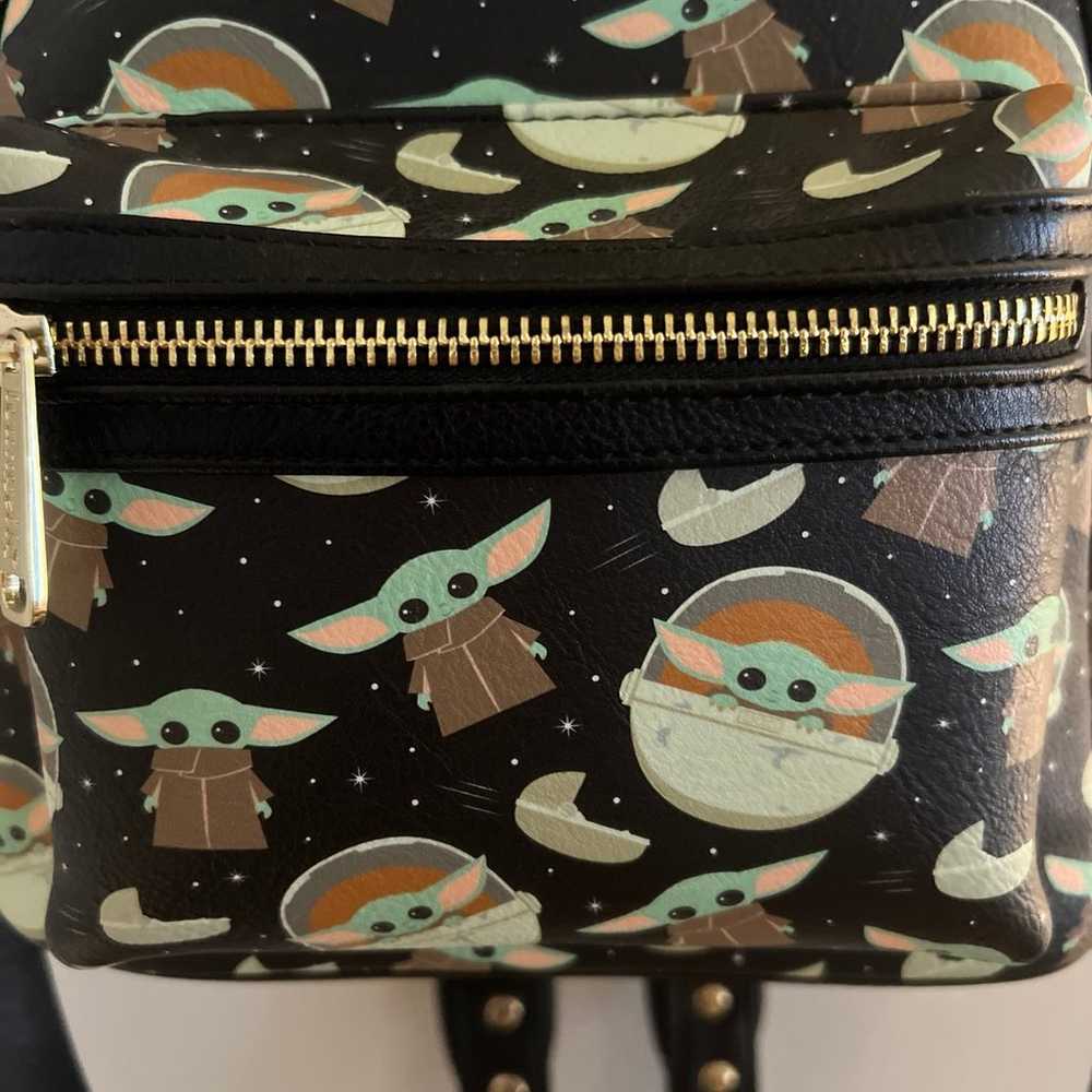 Star Wars The Mandalorian Loungefly Mini Backpack… - image 2