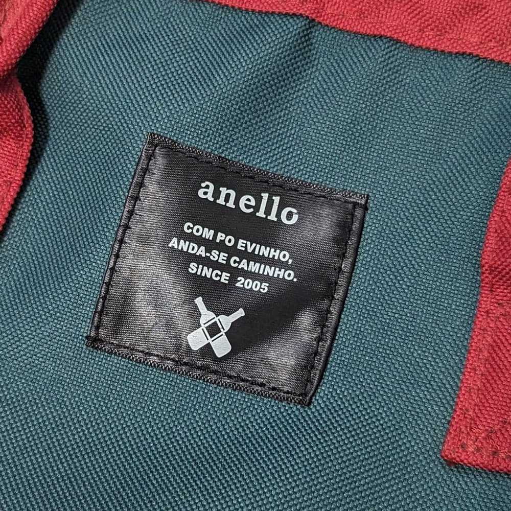Anello Colorblock Backpack Red Green Blue Japan J… - image 5