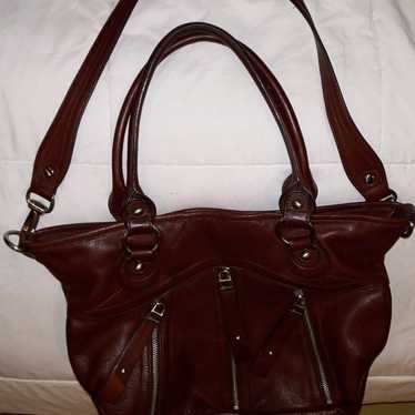B. Makowsky brown handbag/ Shoulder/ Crossbody ba… - image 1
