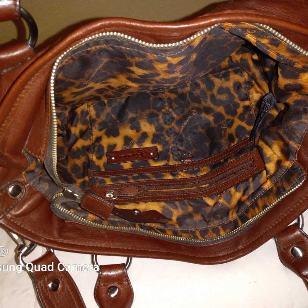 B. Makowsky brown handbag/ Shoulder/ Crossbody ba… - image 4