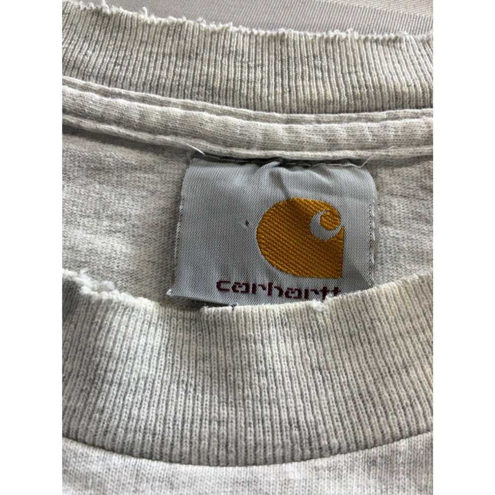 Carhartt Vintage Carhartt T-Shirt Extra Large Gra… - image 3