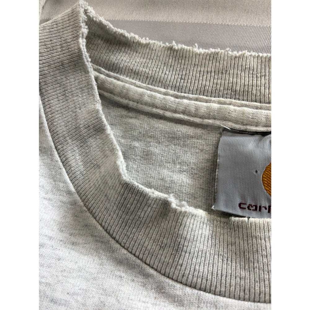 Carhartt Vintage Carhartt T-Shirt Extra Large Gra… - image 4