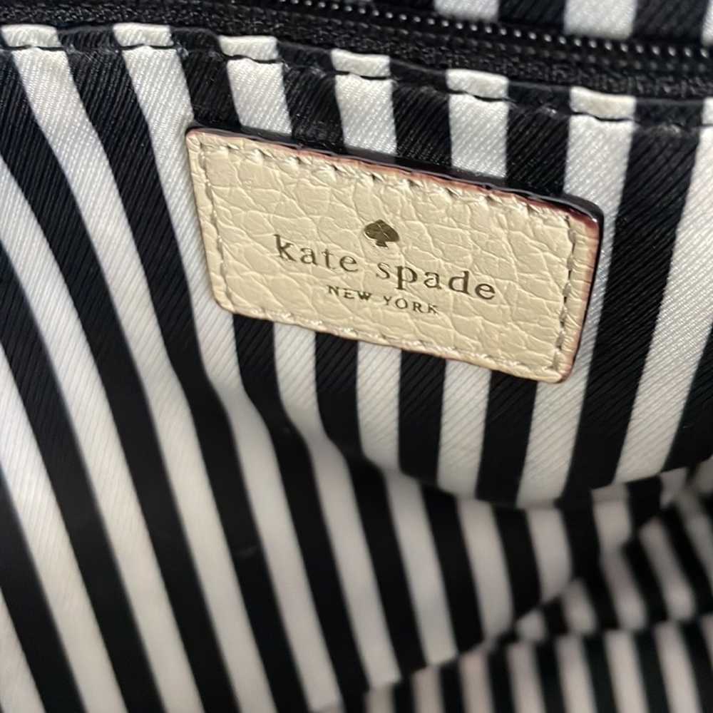Kate Spade Women’s Pebble Leather Bowling Bag Tot… - image 8