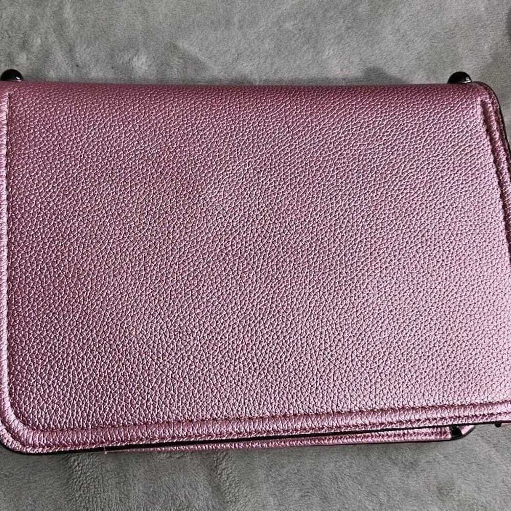 LOT of 4 Vegan Leather Purses Mersi - Pink, Black… - image 4
