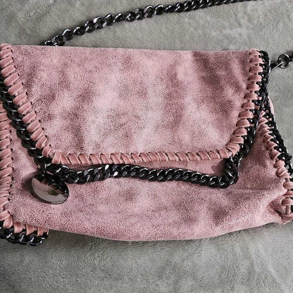 LOT of 4 Vegan Leather Purses Mersi - Pink, Black… - image 9