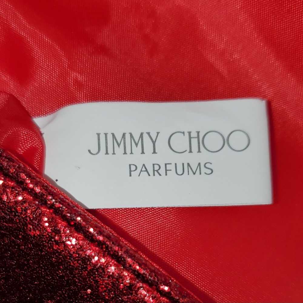 Jimmy Choo Parfums Red Sparkly Crossbody Handbag - image 6