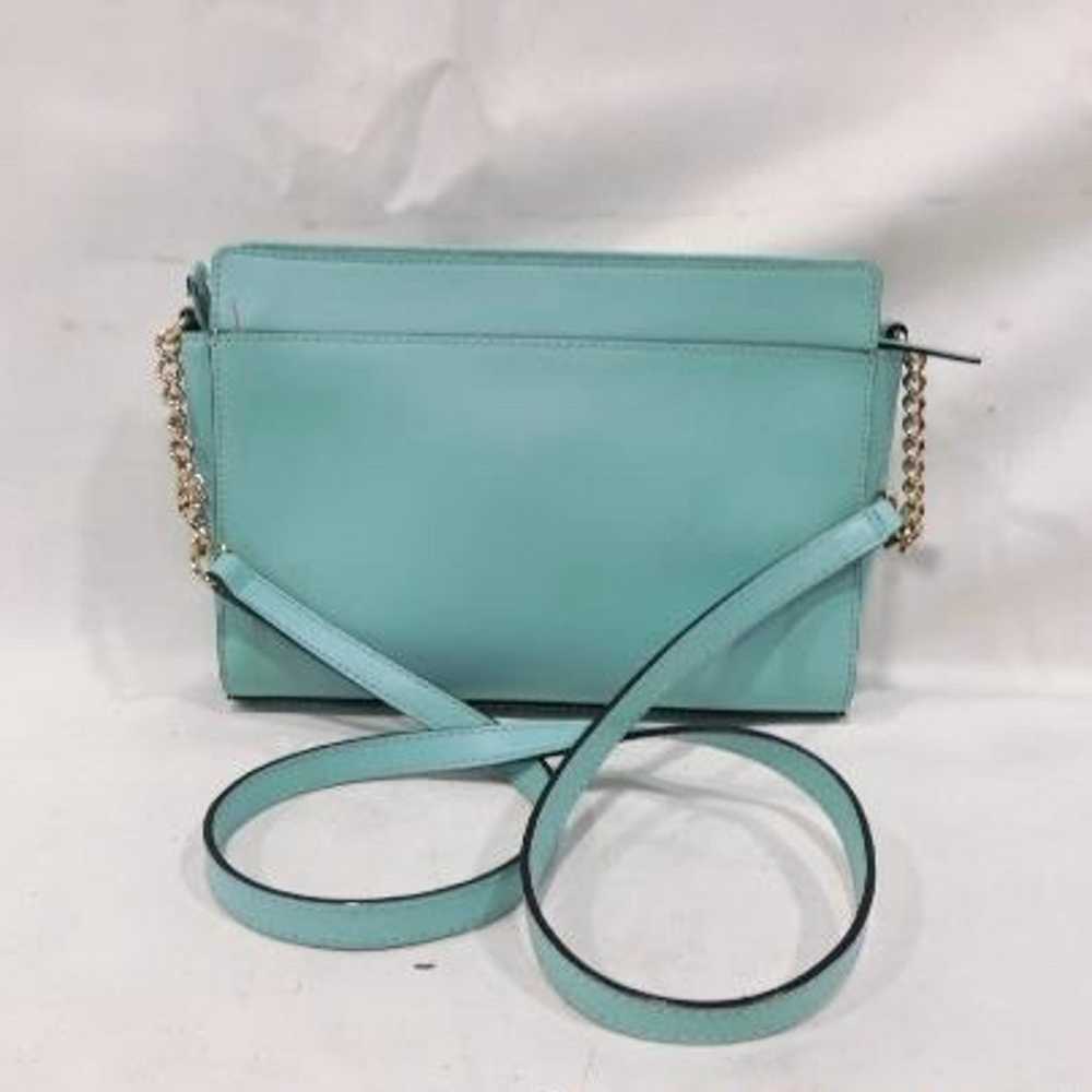 Kate Spade Mint Green Leather Crossbody Handbag - image 2