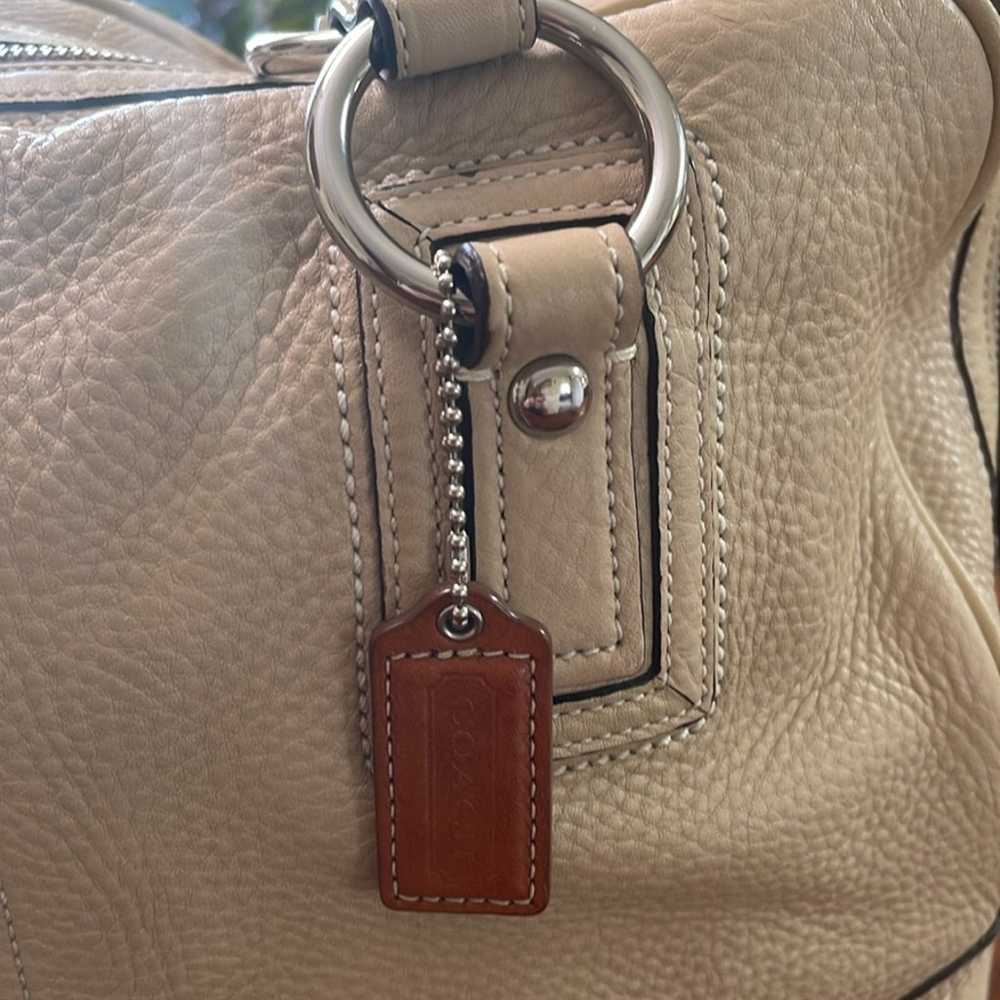 Coach pebbled leather Hamilton bag - image 3