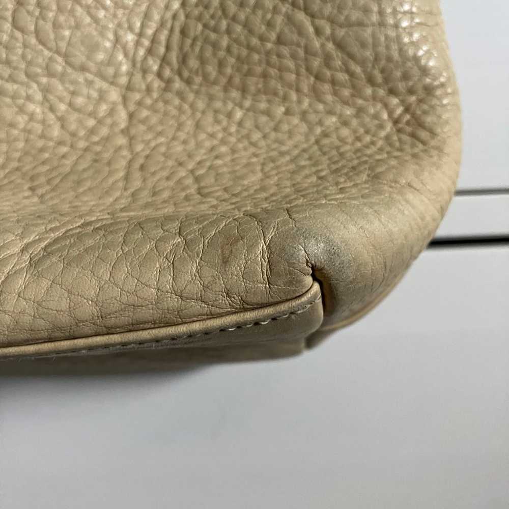 Coach Sarah Sand Pebbled Leather Handbag - image 4