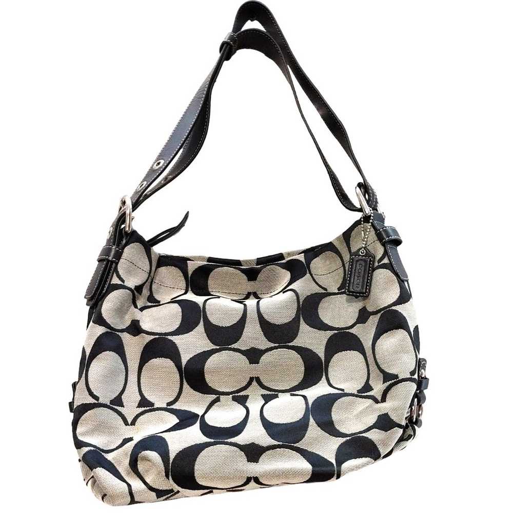 Coach Classic Black And Gray shoulder bag - image 2