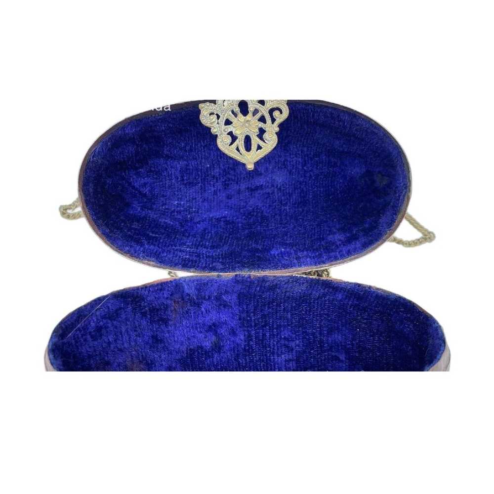 Vintage Brass and Copper Metal Pillow Purse Minau… - image 3