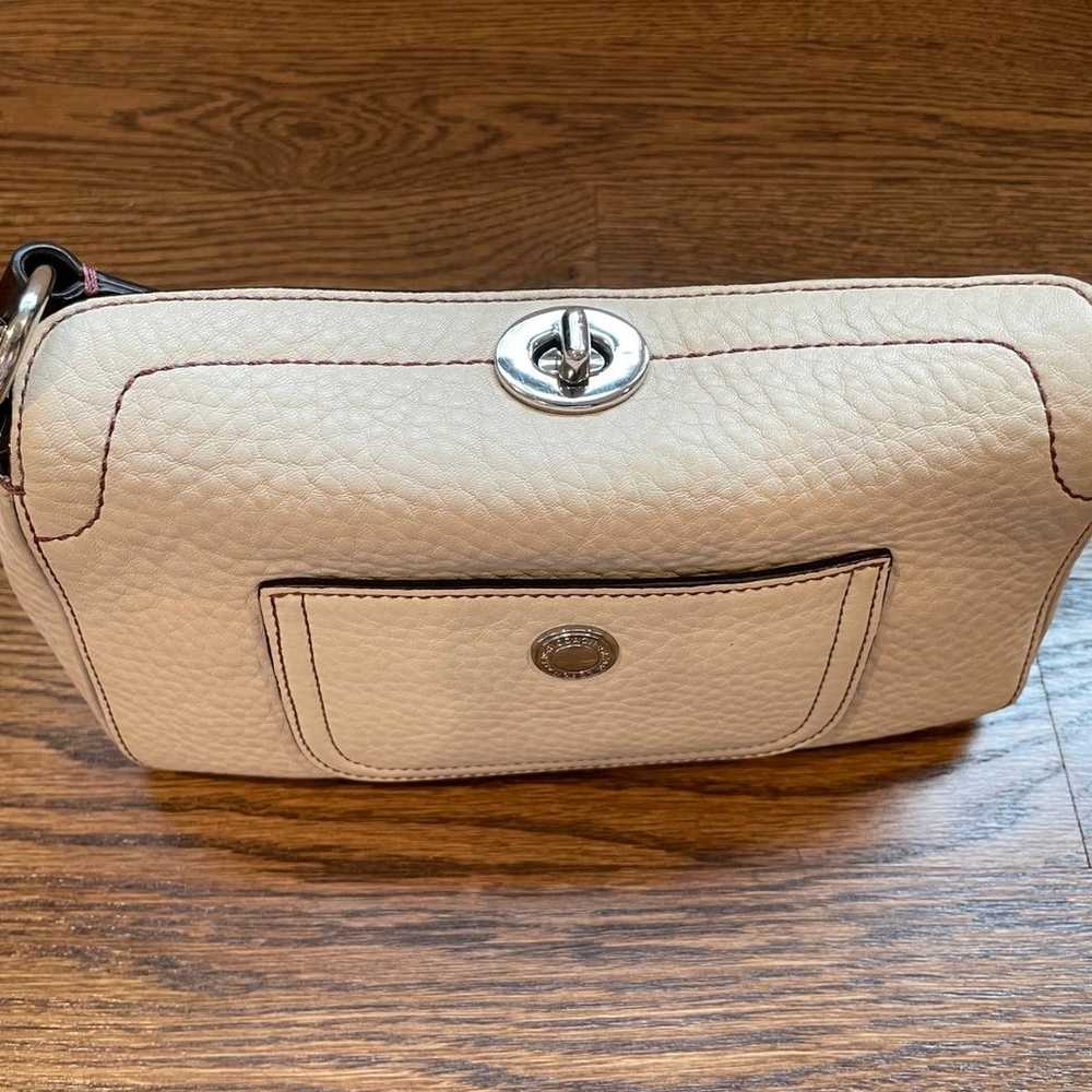Authentic beige Coach handbag - image 2
