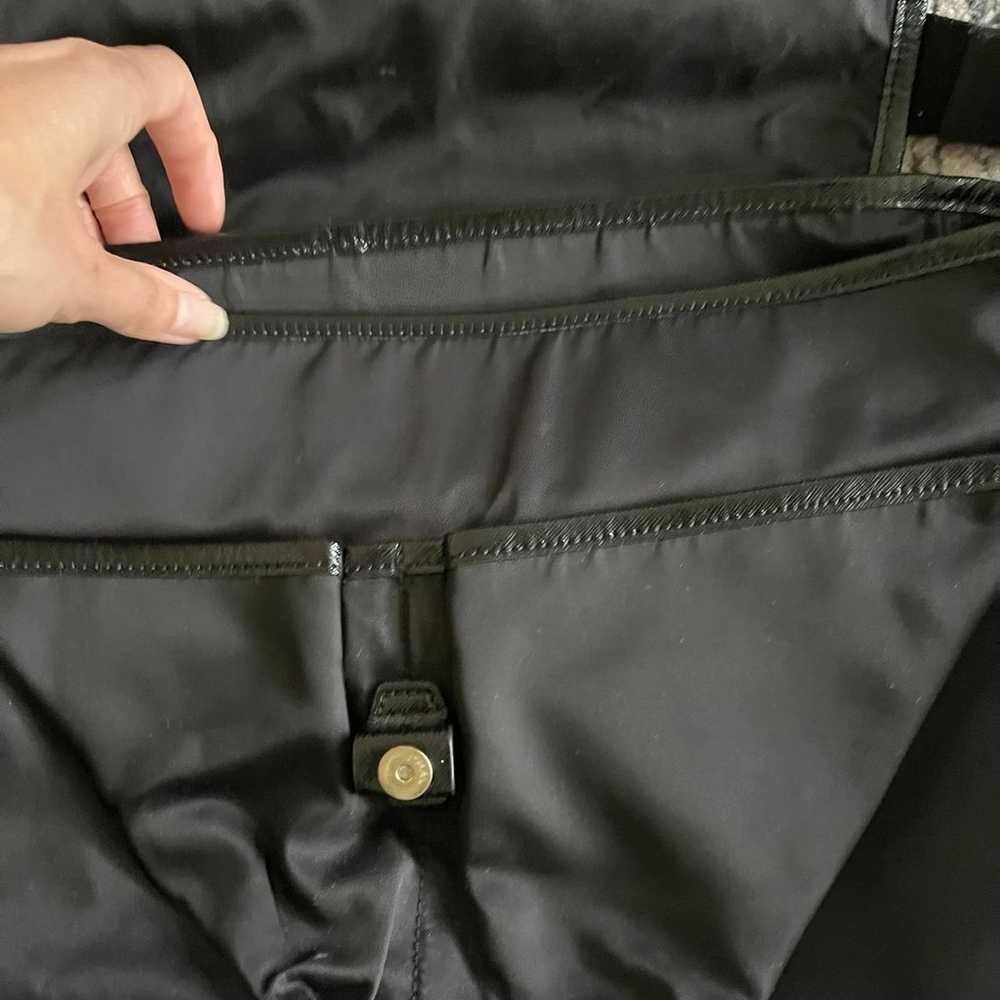 Tory Burch black diaper bag / travel tote purse h… - image 2