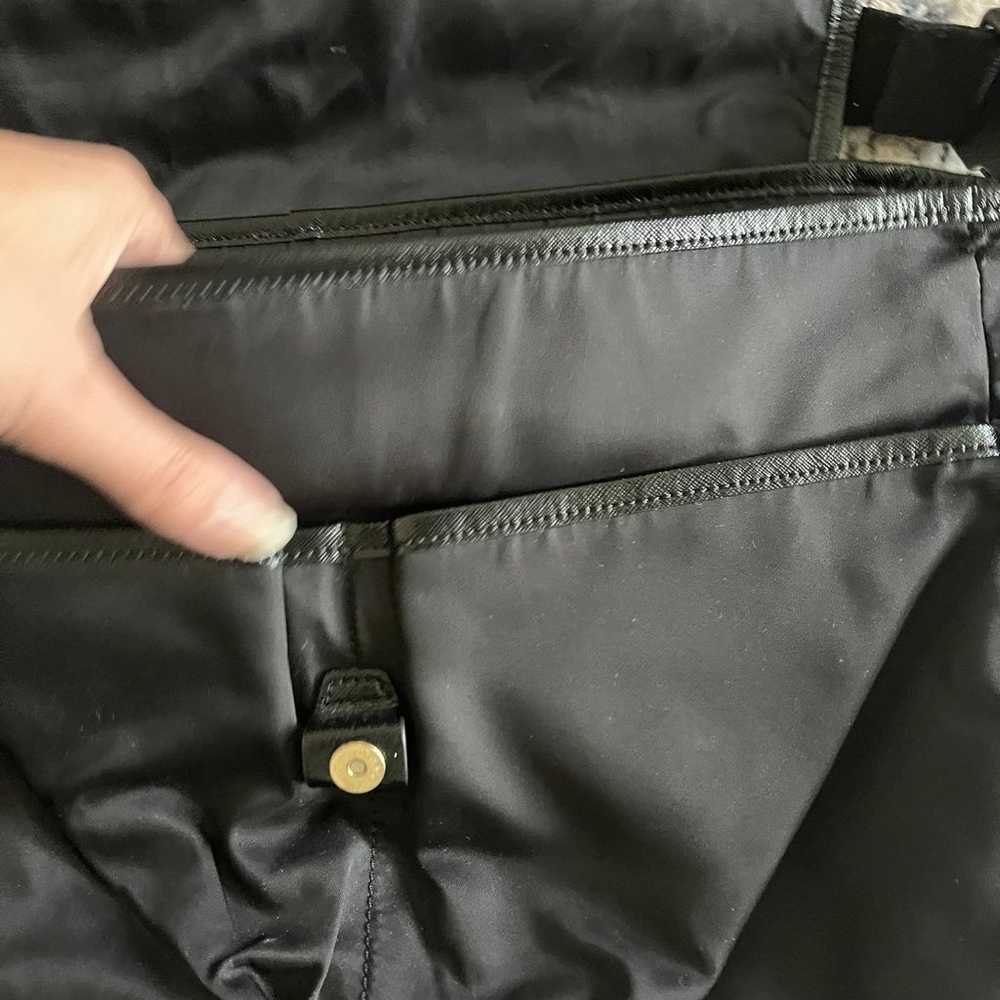 Tory Burch black diaper bag / travel tote purse h… - image 3