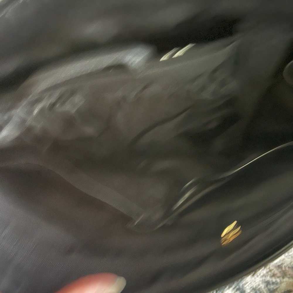 Tory Burch black diaper bag / travel tote purse h… - image 4