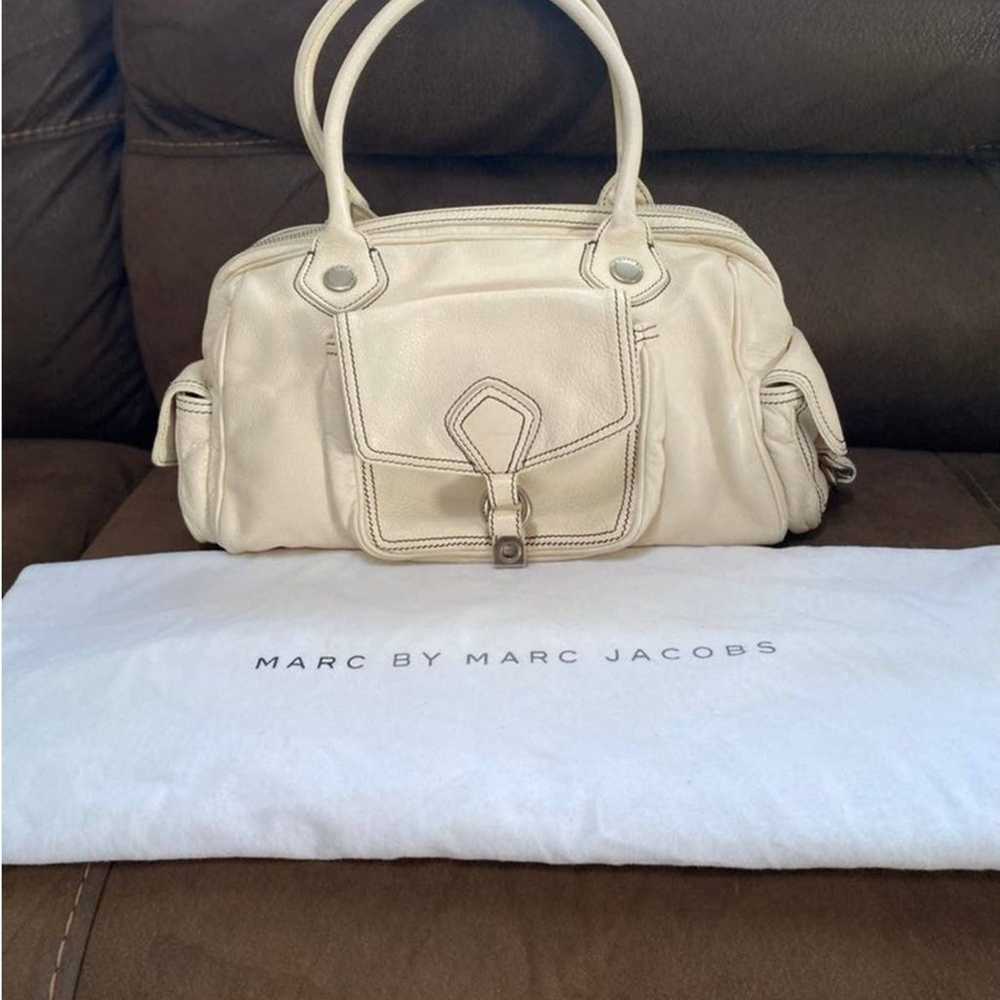Marc by Marc Jacobs Cream Leather Bag - image 1