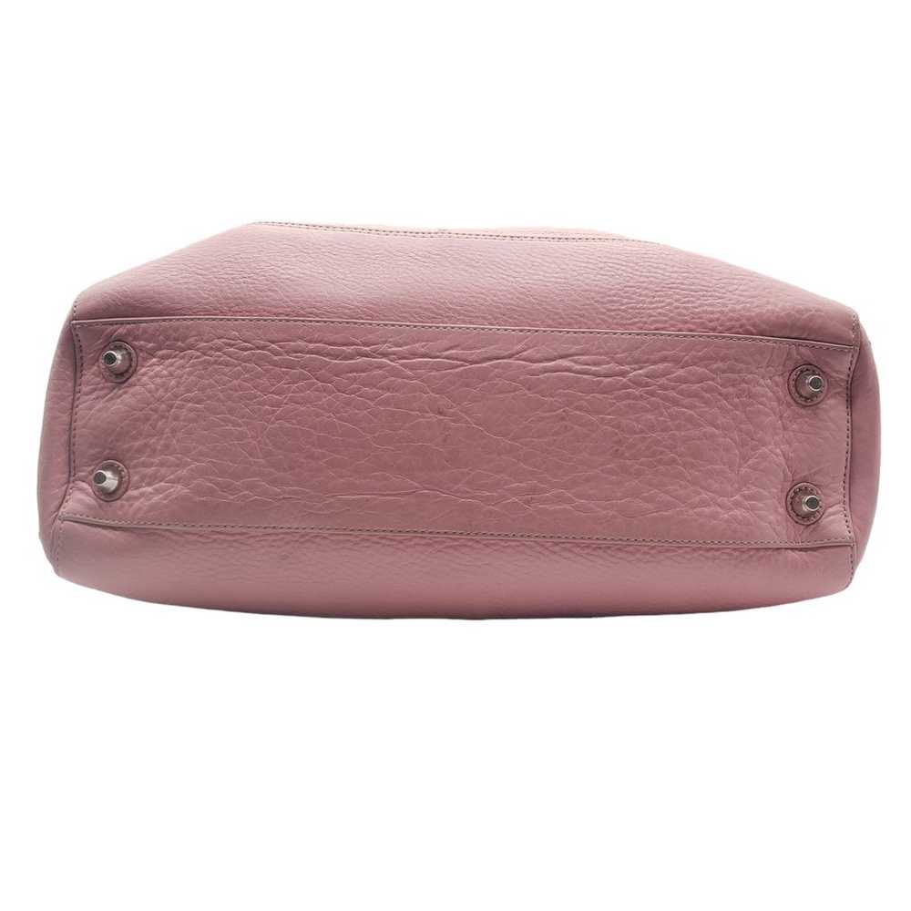 COACH Womens 'Hampton' Pink Tassel Pebbled Leathe… - image 4