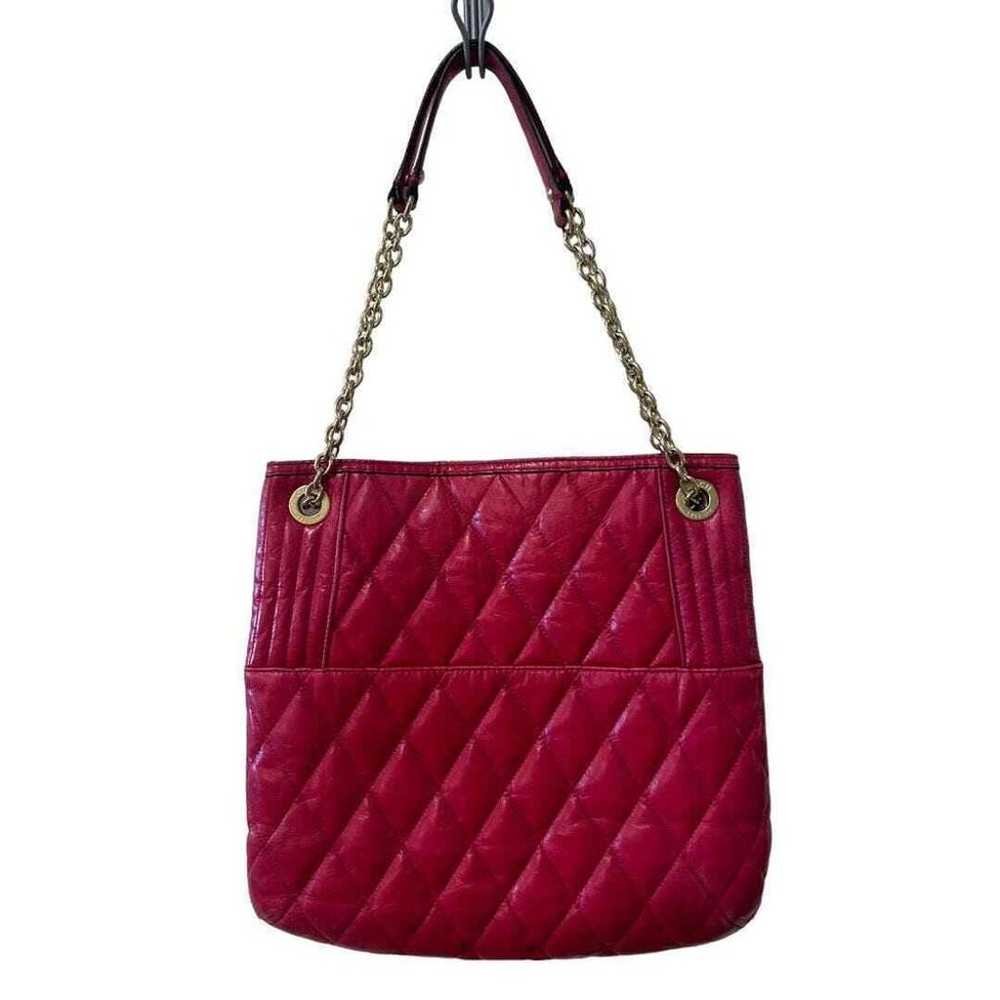 COACH Poppy Red Quilted Slim Tote - image 2