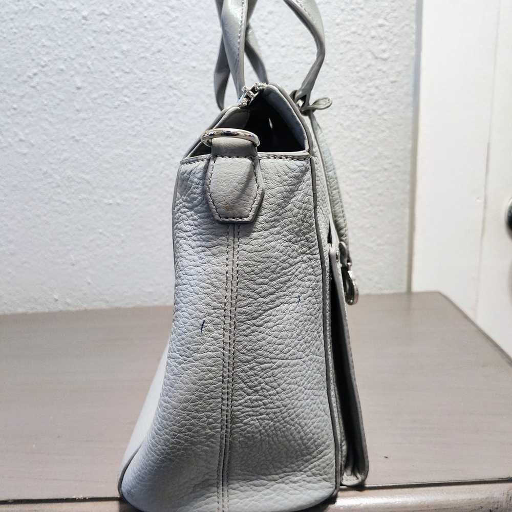 DKNY Women's Large Grey Leather Tote Bag Fast Shi… - image 12