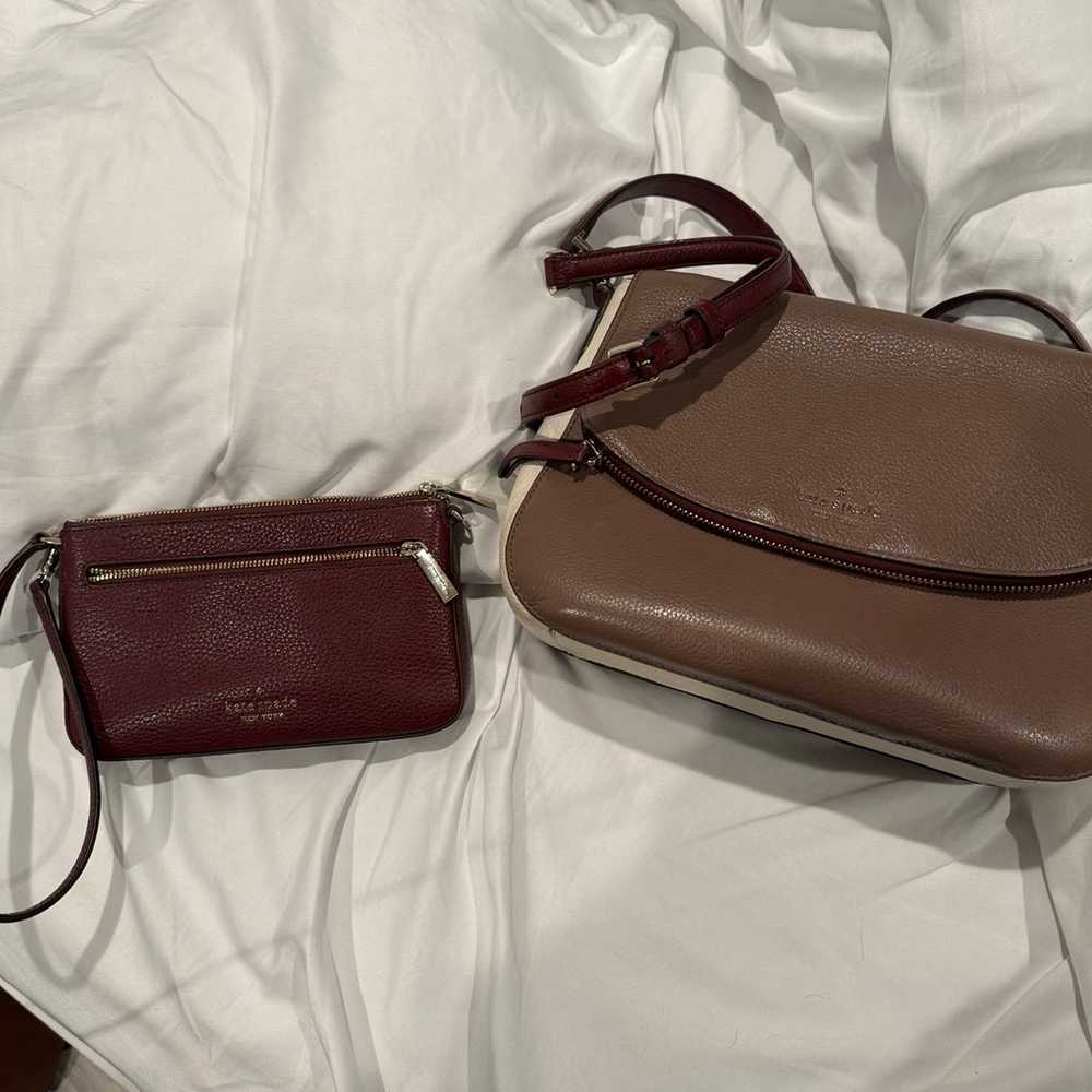 Kate Spade purse with wristlet wallet - image 1