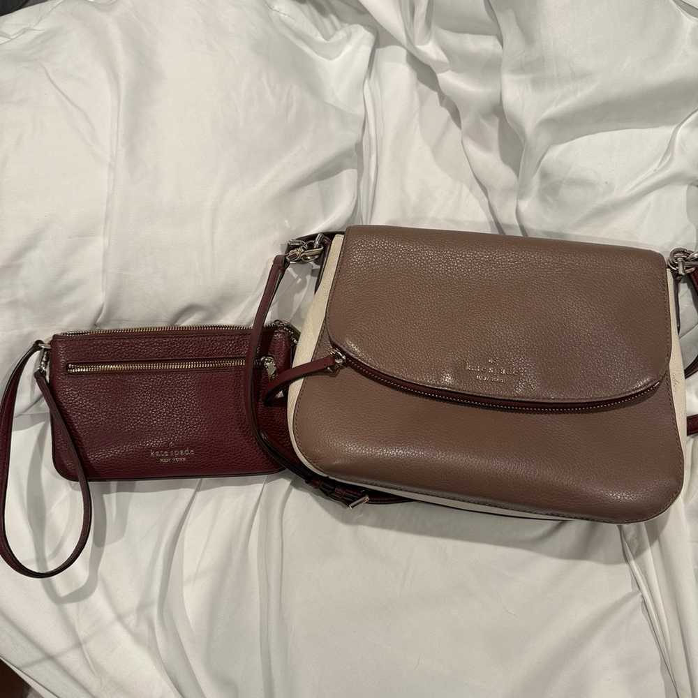Kate Spade purse with wristlet wallet - image 5