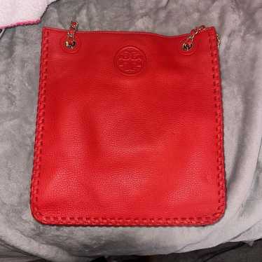 Tory burch, red leather bag - image 1