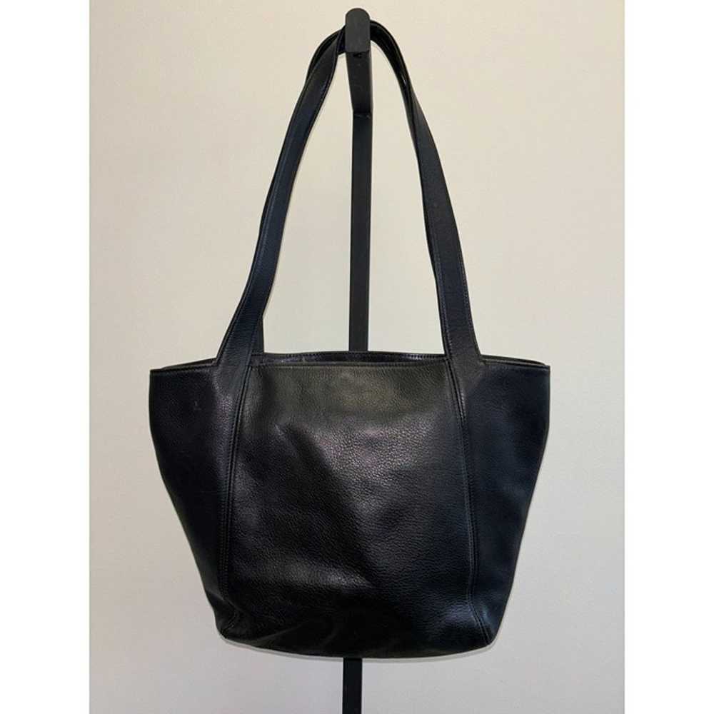 Coach Vintage Black Leather Lexington Bucket Bag … - image 2