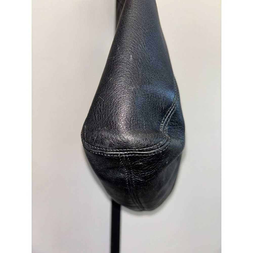 Coach Vintage Black Leather Lexington Bucket Bag … - image 7