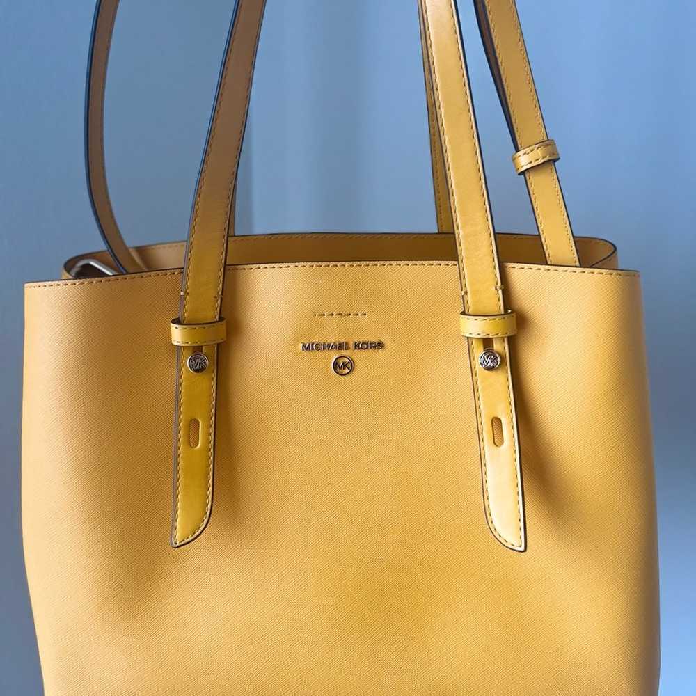 Michael Kors Yellow Handbag - image 5