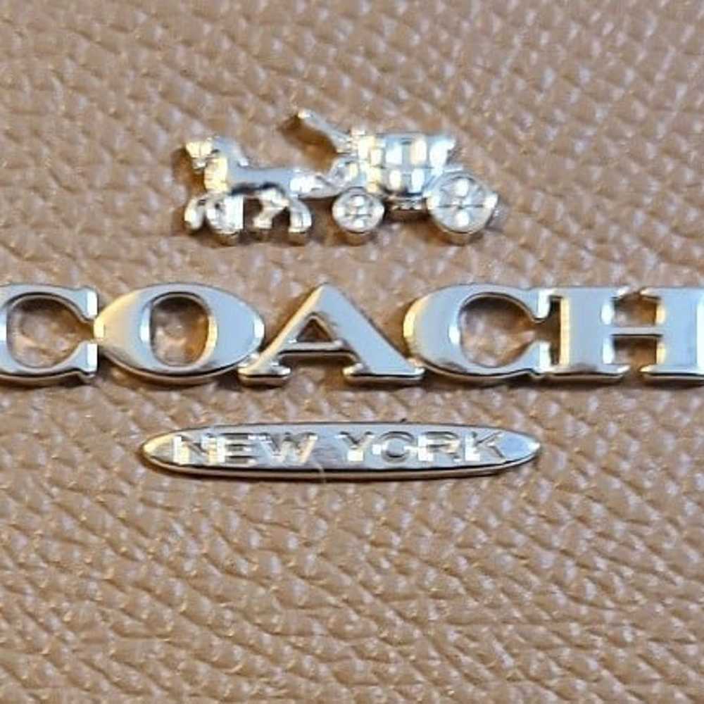 Coach Gallery Camel Brown Leather Tote/ Shoulder … - image 2