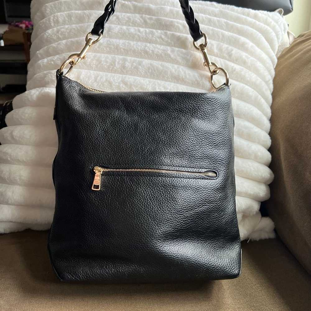 Coach Abby Duffle Black Pebbled Leather F31507 - image 2